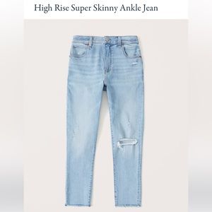 High waisted skinny jeans A&F